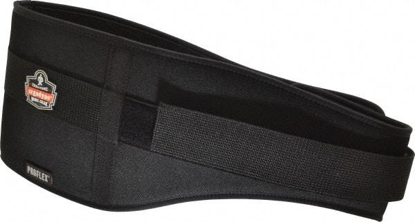 Ergodyne - Size L, Hook & Loop, Nylon/Foam Belt - 34 to 38" Waist, 7-3/4" Wide, Lumbar Support, Black - All Tool & Supply