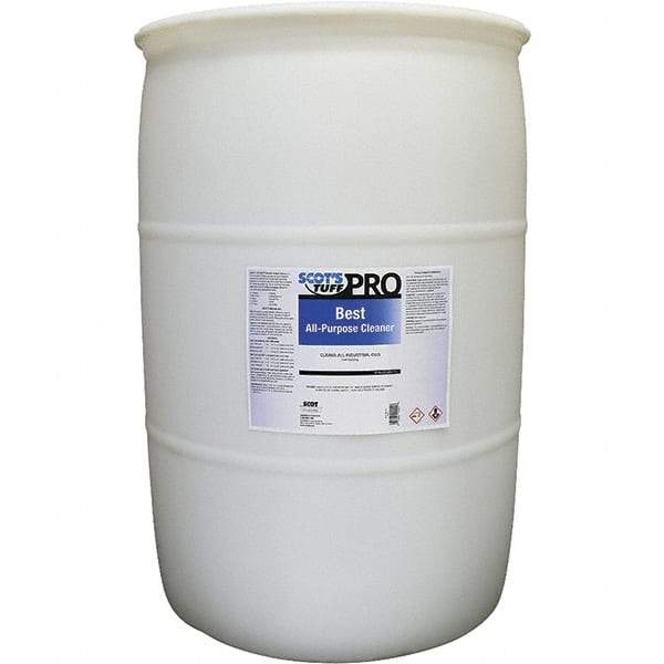 Scot's Tuff - 55 Gal Drum All-Purpose Cleaner - Liquid, Low Sudsing, Pleasant - All Tool & Supply