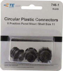 Tyco/Amp - Panel Mount Plug and Receptacle Kit - 11 to 8 AWG Compatible Wire Size - All Tool & Supply