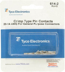 Tyco/Amp - 20 to 14 AWG Wire Modular Receptacle Plug Connector Pin Contact - All Tool & Supply