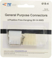 Tyco/Amp - Free Hanging Connector Kit - 20 to 14 AWG Compatible Wire Size - All Tool & Supply