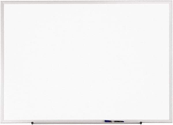 Quartet - 48" High x 72" Wide Erasable Melamine Marker Boards - Anodized Aluminum, 51-1/2" Deep - All Tool & Supply