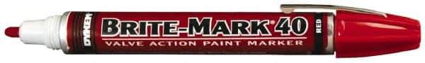 Dykem - Red Oil-Based Paint Marker - Broad Tip, Oil Based - All Tool & Supply