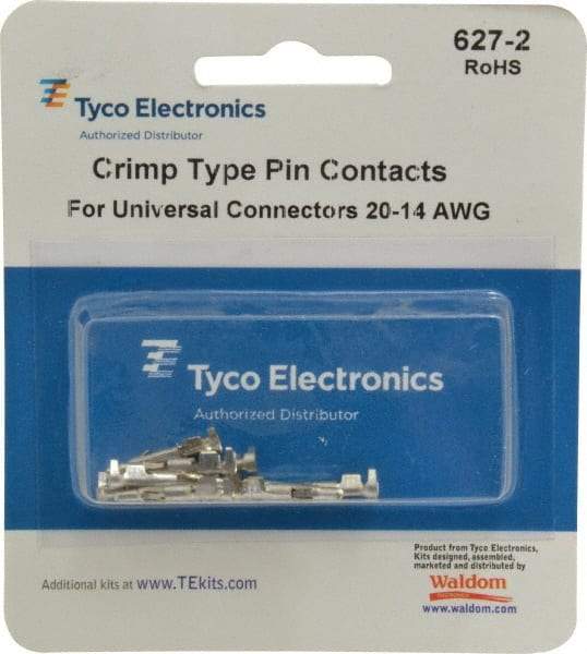 Tyco/Amp - 20 to 14 AWG Wire Modular Receptacle Plug Connector Pin Contact - All Tool & Supply