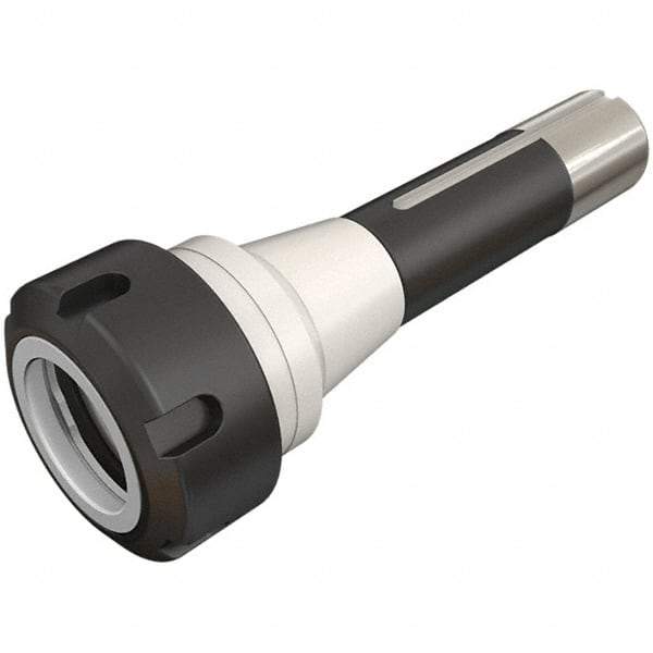 Iscar - 3mm to 26mm Capacity, 72mm Projection, R8 Taper Shank, ER40 Collet Chuck - Through-Spindle - Exact Industrial Supply