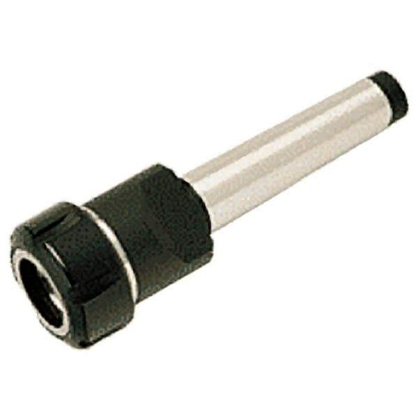 Iscar - 0.12" to 1.025" Capacity, 80mm Projection, MT3 Taper Shank, ER40 Collet Chuck - Through-Spindle - Exact Industrial Supply