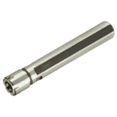 Iscar - 0.022" to 0.396" Capacity, 1.102" Projection, Straight Shank, ER16 Collet Chuck - 4.055" OAL, 1" Shank Diam - Exact Industrial Supply