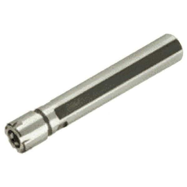 Iscar - 0.022" to 0.396" Capacity, 1.102" Projection, Straight Shank, ER16 Collet Chuck - 5.039" OAL, 1" Shank Diam - Exact Industrial Supply