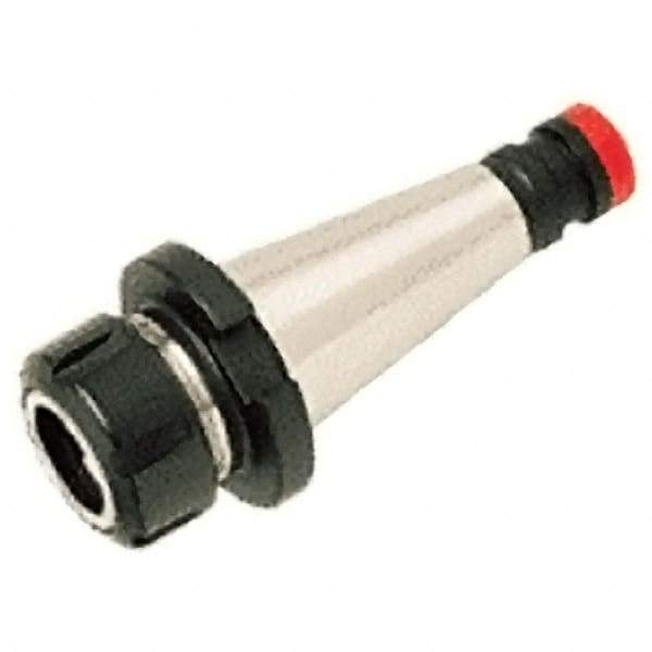 Iscar - 58mm Projection, DIN2080-30 Taper Shank, ER40 Collet Chuck - Exact Industrial Supply