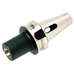 Iscar - BT50 Outside Taper, MT2 Inside Taper, BT to Morse Taper Adapter - 45mm Projection, 32mm Nose Diam, 0.000197" TIR - Exact Industrial Supply