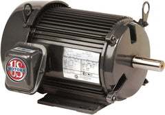 US Motors - 1.5 hp, TEFC Enclosure, No Thermal Protection, 1755, 1440 RPM, 208-230/460 & 190/380 Volt, 60/50 Hz, Three Phase Premium Efficient Motor - All Tool & Supply