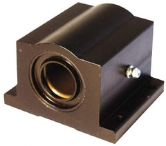 L.M76 - 0.5005" Inside Diam, Closed Single Pillow Block Linear Bearing - 2" Overall Width - All Tool & Supply