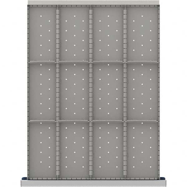 LISTA - 12-Compartment Drawer Divider Layout for 3.15" High Drawers - All Tool & Supply