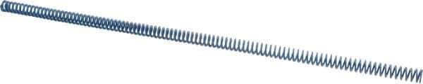 Associated Spring Raymond - 3/8" Hole Diam, 3/16" Rod Diam, 12" Free Length, Blue Die Spring - 36 Lb Max Deflection, 6" Max Deflection, Medium Duty, Chromium Alloy Steel - All Tool & Supply