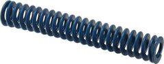 Associated Spring Raymond - 3/4" Hole Diam, 3/8" Rod Diam, 4-1/2" Free Length, Blue Die Spring - 144 Lb Max Deflection, 2.25" Max Deflection, Medium Duty, Chromium Alloy Steel - All Tool & Supply