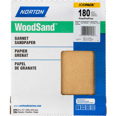 11″ × 9″ Woodsand A511 Paper Sheet 180 Grit Fine Garnet - All Tool & Supply