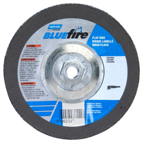 7″ × 1/4″ × 5/8″ 20X High Performance Flap Disc Type 29 40 Grit - All Tool & Supply