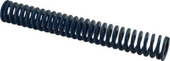 Associated Spring Raymond - 1" Hole Diam, 1/2" Rod Diam, 7" Free Length, Blue Die Spring - 252 Lb Max Deflection, 3.5" Max Deflection, Medium Duty, Chromium Alloy Steel - All Tool & Supply