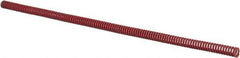 Associated Spring Raymond - 3/8" Hole Diam, 3/16" Rod Diam, 12" Free Length, Red Die Spring - 40 Lb Max Deflection, 4.44" Max Deflection, Medium Heavy Duty, Chromium Alloy Steel - All Tool & Supply