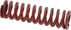 Associated Spring Raymond - 3/4" Hole Diam, 3/8" Rod Diam, 2-1/2" Free Length, Red Die Spring - 177.6 Lb Max Deflection, 0.93" Max Deflection, Medium Heavy Duty, Chromium Alloy Steel - All Tool & Supply