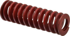 Associated Spring Raymond - 1-1/4" Hole Diam, 5/8" Rod Diam, 4" Free Length, Red Die Spring - 544.6 Lb Max Deflection, 1.48" Max Deflection, Medium Heavy Duty, Chromium Alloy Steel - All Tool & Supply