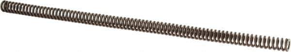 Associated Spring Raymond - 1/2" Hole Diam, 9/32" Rod Diam, 12" Free Length, Gold Die Spring - 57.6 Lb Max Deflection, 3.6" Max Deflection, Heavy Duty, Chromium Alloy Steel - All Tool & Supply