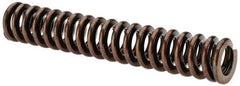 Associated Spring Raymond - 5/8" Hole Diam, 11/32" Rod Diam, 3-1/2" Free Length, Gold Die Spring - 128.1 Lb Max Deflection, 1.05" Max Deflection, Heavy Duty, Chromium Alloy Steel - All Tool & Supply