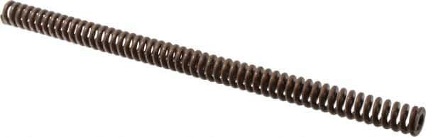 Associated Spring Raymond - 3/4" Hole Diam, 3/8" Rod Diam, 12" Free Length, Gold Die Spring - 288 Lb Max Deflection, 3.6" Max Deflection, Heavy Duty, Chromium Alloy Steel - All Tool & Supply