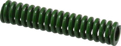 Associated Spring Raymond - 3/8" Hole Diam, 3/16" Rod Diam, 1-3/4" Free Length, Green Die Spring - 50.3 Lb Max Deflection, 0.44" Max Deflection, Extra Heavy Duty, Chromium Alloy Steel - All Tool & Supply