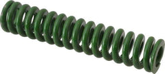 Associated Spring Raymond - 5/8" Hole Diam, 11/32" Rod Diam, 3" Free Length, Green Die Spring - 142.5 Lb Max Deflection, 0.75" Max Deflection, Extra Heavy Duty, Chromium Alloy Steel - All Tool & Supply