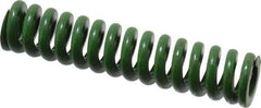 Associated Spring Raymond - 3/4" Hole Diam, 3/8" Rod Diam, 3-1/2" Free Length, Green Die Spring - 301.9 Lb Max Deflection, 0.88" Max Deflection, Extra Heavy Duty, Chromium Alloy Steel - All Tool & Supply