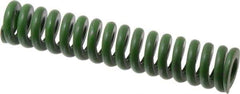 Associated Spring Raymond - 1" Hole Diam, 1/2" Rod Diam, 5" Free Length, Green Die Spring - 540 Lb Max Deflection, 1.25" Max Deflection, Extra Heavy Duty, Chromium Alloy Steel - All Tool & Supply