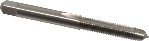 Hertel - #10-32 UNF, H2, 2 Flutes, Plug Chamfer, Bright Finish, High Speed Steel Spiral Point STI Tap - 2-1/2" OAL, 1" Thread Length - Exact Industrial Supply