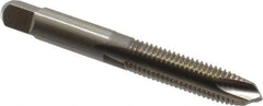 Hertel - 5/16-18 UNC, H4, 3 Flutes, Plug Chamfer, Bright Finish, High Speed Steel Spiral Point STI Tap - 2-15/16" OAL, 1-1/4" Thread Length - Exact Industrial Supply