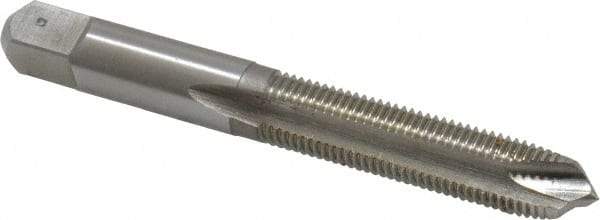 Hertel - 5/16-24 UNF, H3, 3 Flutes, Plug Chamfer, Bright Finish, High Speed Steel Spiral Point STI Tap - 2-15/16" OAL, 1-1/4" Thread Length - Exact Industrial Supply