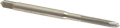 Hertel - #2-56 UNC, H2, 2 Flutes, Plug Chamfer, Bright Finish, High Speed Steel Spiral Point STI Tap - 1-7/8" OAL, 9/16" Thread Length - Exact Industrial Supply