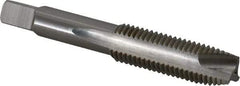 Hertel - 1/2-13 UNC, H4, 3 Flutes, Plug Chamfer, Bright Finish, High Speed Steel Spiral Point STI Tap - 3-13/32" OAL, 1-13/16" Thread Length - Exact Industrial Supply