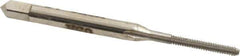 Hertel - M2x0.45 Metric Special 3 Flute Bright Finish High Speed Steel Straight Flute Standard Hand Tap - Bottoming, Right Hand Thread, 1-3/4" OAL, 7/16" Thread Length, D2 Limit, Oversize - All Tool & Supply