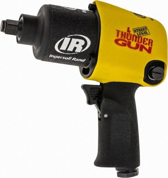 Ingersoll-Rand - 1/2" Drive, 10,000 RPM, 625 Ft/Lb Torque Impact Wrench - Pistol Grip Handle, 1,250 IPM, 5.4 CFM, 1/4" NPTF Inlet - All Tool & Supply