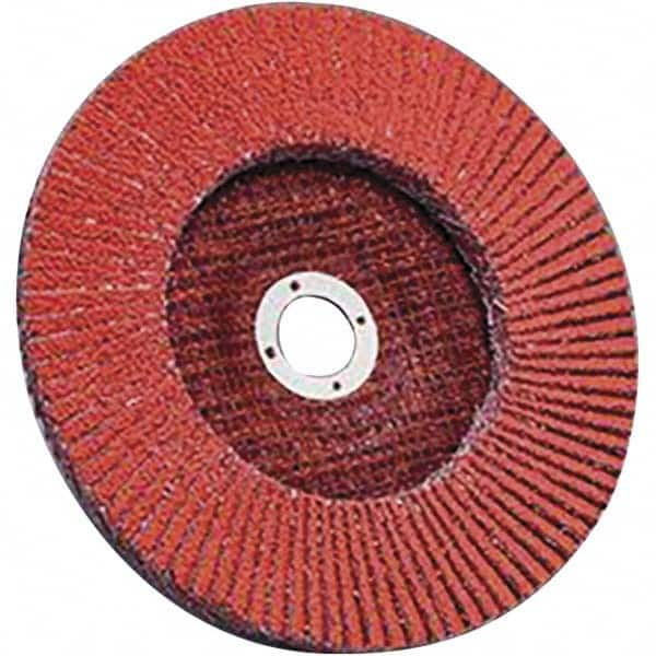 3M - 4-1/2" 50 Grit 7/8" Center Hole Type 27 Ceramic Flap Disc - All Tool & Supply