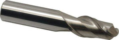 Accupro - 3/4" Diam, 1-1/2" LOC, 2 Flute Solid Carbide Ball End Mill - Uncoated, Single End, 4" OAL, 3/4" Shank Diam, Spiral Flute - All Tool & Supply