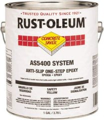 Rust-Oleum - 1 Gal Can Gloss Safety Yellow Antislip Epoxy - 50 Sq Ft/Gal Coverage, <340 g/L VOC Content - All Tool & Supply