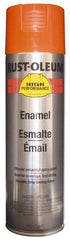 Rust-Oleum - Equipment Orange, 15 oz Net Fill, Gloss, Enamel Spray Paint - 14 Sq Ft per Can, 20 oz Container, Use on Rust Proof Paint - All Tool & Supply