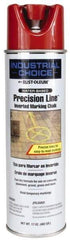 Rust-Oleum - 17 fl oz Red Marking Chalk - 500' to 530' Coverage at 1-1/4" Wide, Water-Based Formula - All Tool & Supply