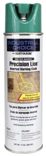 Rust-Oleum - 17 fl oz Green Marking Chalk - 500' to 530' Coverage at 1-1/4" Wide, Water-Based Formula - All Tool & Supply