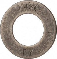 Value Collection - 1-1/2" Screw, Grade SAE 1035-1050 Steel Structural Flat Washer - 1-5/8" ID x 3" OD, Plain Finish - All Tool & Supply