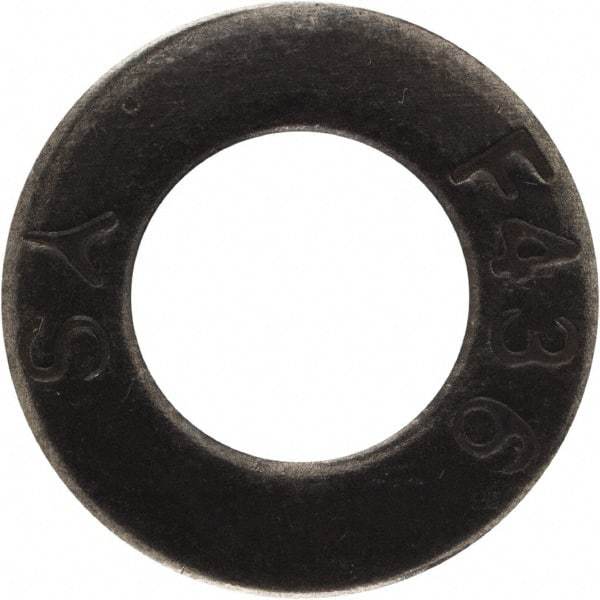 Value Collection - 5/16" Screw, Grade SAE 1035-1050 Steel Structural Flat Washer - 11/32" ID x 11/16" OD, Plain Finish - All Tool & Supply