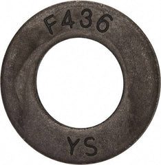 Value Collection - 7/8" Screw, Grade SAE 1035-1050 Steel Structural Flat Washer - 15/16" ID x 1-3/4" OD, Plain Finish - All Tool & Supply