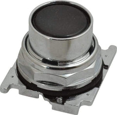 Eaton Cutler-Hammer - Flush Pushbutton Switch Operator - Black, Round Button, Nonilluminated - All Tool & Supply