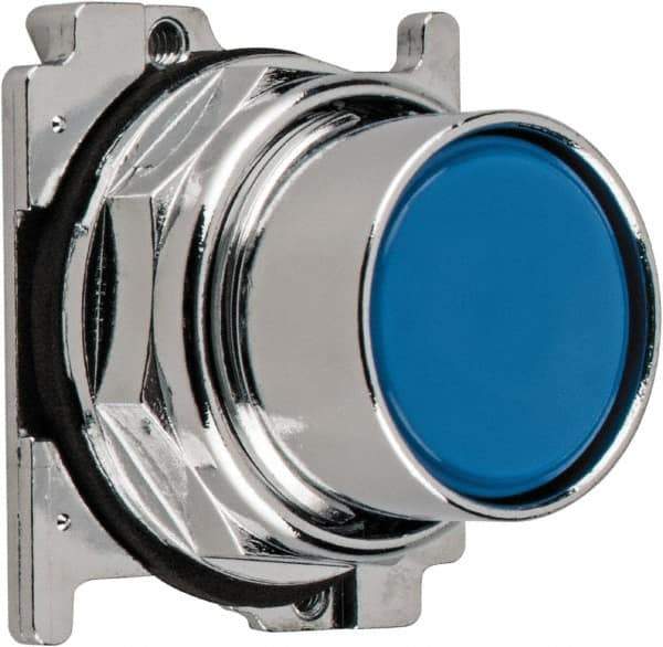 Eaton Cutler-Hammer - Flush Pushbutton Switch Operator - Blue, Round Button, Nonilluminated - All Tool & Supply